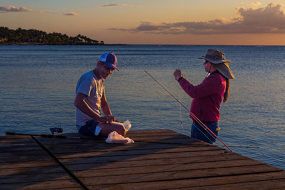Evening Fishermen