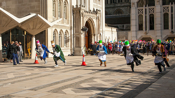 The Guilds Pancake Race (2012)
