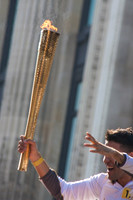 Showing Off  the Olympic Torch