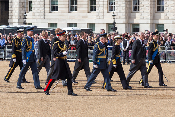 King and Family in Step