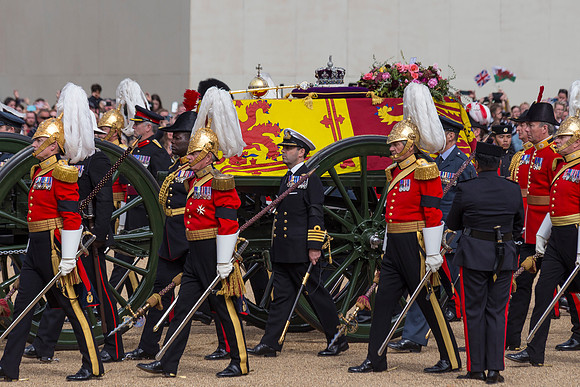 The Queen's Funeral Cortege