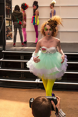 The Model Backstage,