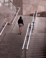 Figure On The Stairs