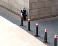 Behind the Bollards