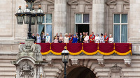 Royals Watch Fly Past