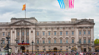 The Red Arrows Fly Over Palace