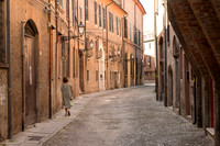 Alone in Medieval Street