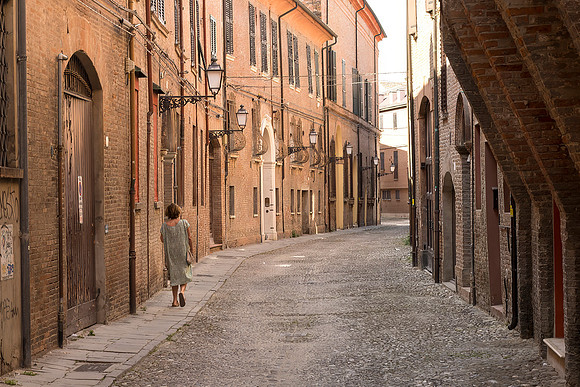 Alone in Medieval Street