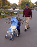 Firewood & Pushchair