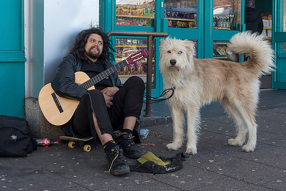 Busking With a Friend