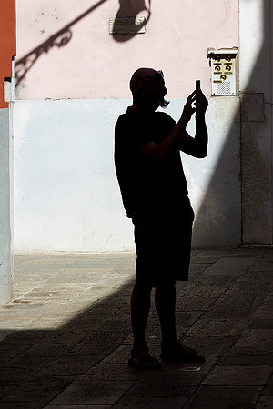 Silhouetted Photographer