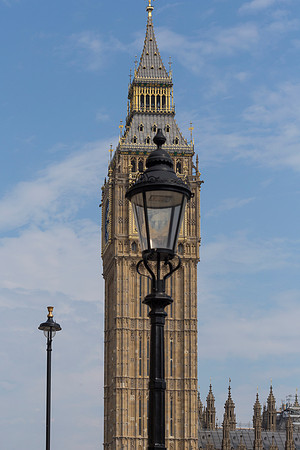 Big Ben - Behind Lampost