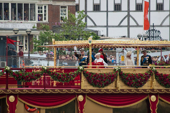 The Queen & Prince Philip Aboard Gloriana
