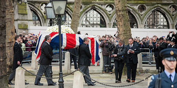 Baroness Thatcher's Church Service (2013)