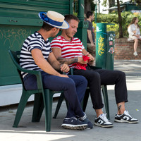 Gondoliers Taking A Break