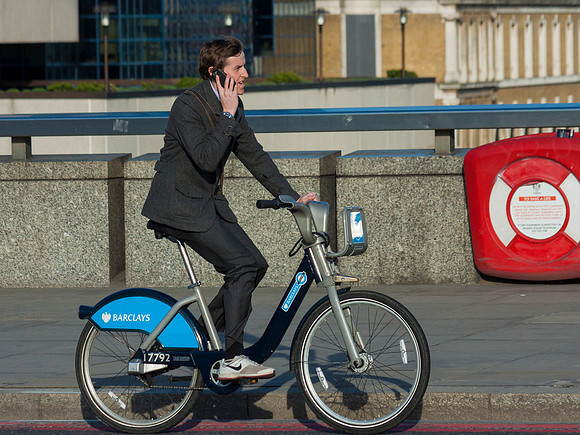 Phone Call On Boris Bike