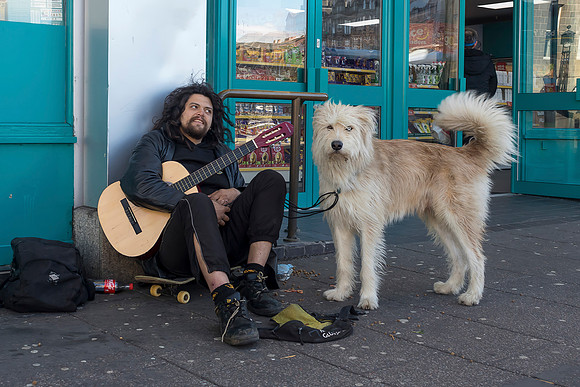 Busking With a Friend