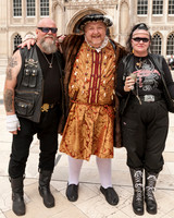 Henry VIII Poses with Leathered Friends
