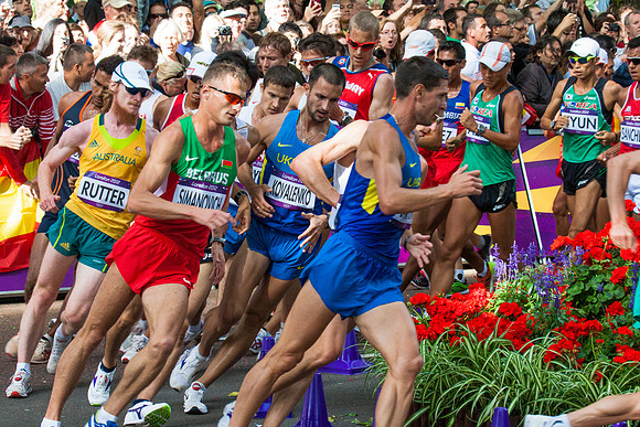 London Olympic Walking Race